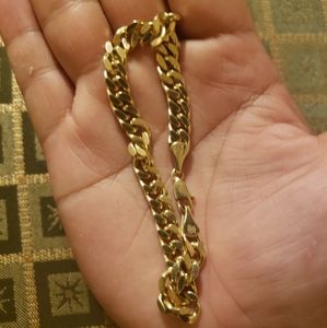 10k Solid Gold Cuban Link Bracelet 7mm